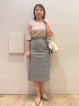「index（インデックス）のアイテム（バッグ）」を使った、YUKOさん（レディース・155cm）の春コーディネート