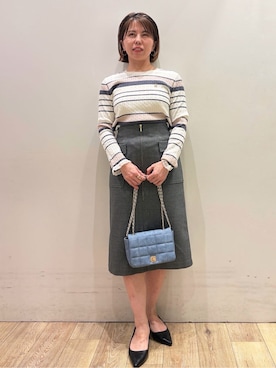 「index（インデックス）のアイテム（バッグ）」を使った、YUKOさん（レディース・155cm）の冬コーディネート