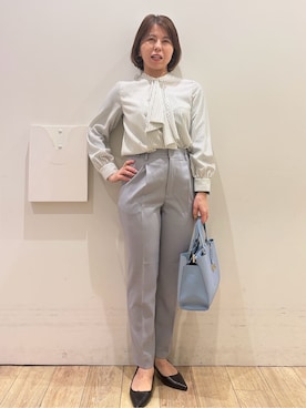「index（インデックス）のアイテム（バッグ）」を使った、YUKOさん（レディース・155cm）の春コーディネート