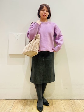 YUKOさん（レディース・155cm）の冬コーディネート
