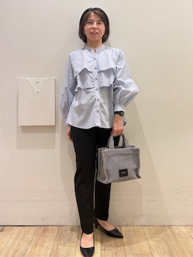 「THE SHOP TK （ザ ショップ ティーケー ）のアイテム」を使った、YUKOさん（レディース・155cm）の春コーディネート