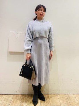 YUKOさん(レディース・155cm)の冬コーディネート