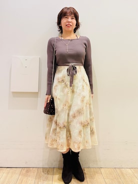 YUKOさん(レディース・155cm)の秋コーディネート