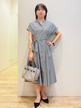 「index（インデックス）のアイテム」を使った、YUKOさん（レディース・155cm）の夏コーディネート
