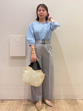 「index（インデックス）のアイテム（バッグ）」を使った、YUKOさん（レディース・155cm）の春コーディネート