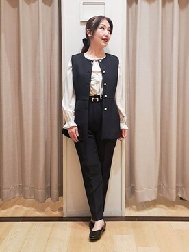 Ellyさん(レディース・156cm)の冬コーディネート