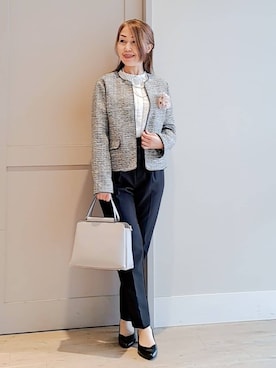 Ellyさん(レディース・156cm)の冬コーディネート