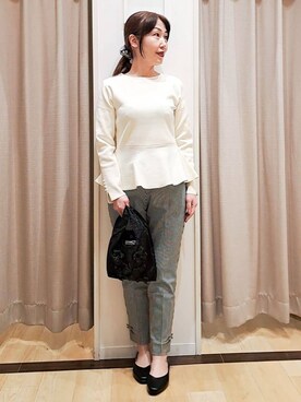 Ellyさん(レディース・156cm)の冬コーディネート
