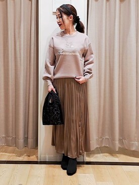 Ellyさん(レディース・156cm)の冬コーディネート