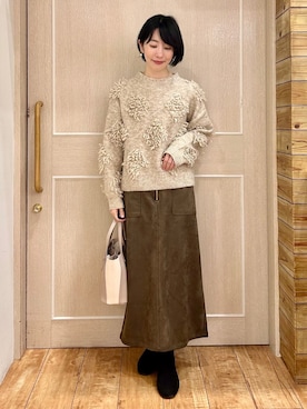 ちぐささん(レディース・158cm)の冬コーディネート