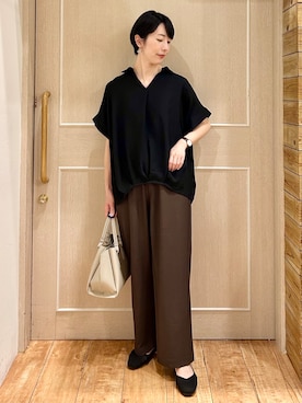 「SHOO・LA・RUE（シューラルー）のアイテム（パンプス）」を使った、ちぐささん（レディース・158cm）の春コーディネート