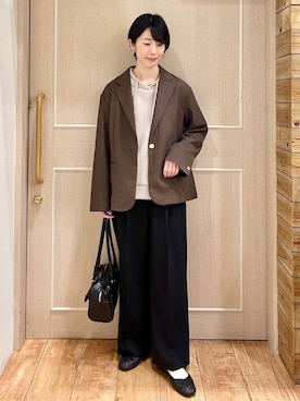 「Airpapel（エアパペル）のアイテム」を使った、ちぐささん（レディース・158cm）の春コーディネート