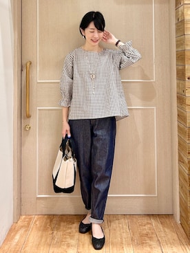 「HusHusH（ハッシュアッシュ）のアイテム」を使った、ちぐささん（レディース・158cm）の春コーディネート