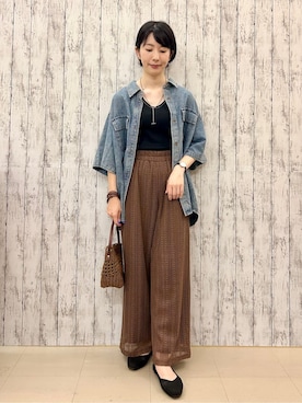 ちぐささん(レディース・158cm)の夏コーディネート