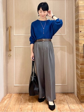 ちぐささん(レディース・158cm)の冬コーディネート