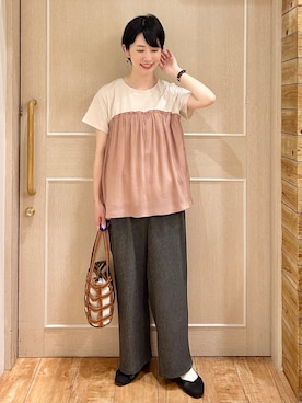 「SHOO・LA・RUE（シューラルー）のアイテム（パンプス）」を使った、ちぐささん（レディース・158cm）の春コーディネート