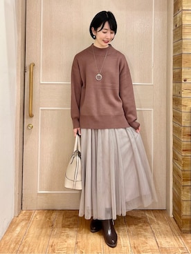 ちぐささん(レディース・158cm)の冬コーディネート