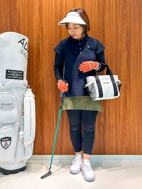 「アイテム（その他、オレンジ系）」を使った、asamiさん（レディース・150cm）の夏コーディネート