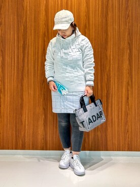 「アイテム（その他、ブルー系）」を使った、asamiさん（レディース・150cm）の秋コーディネート