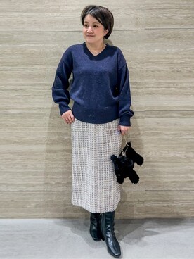 NAMIさん(レディース・152cm)の冬コーディネート