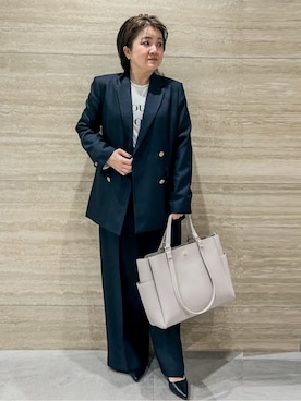 「HusHusH（ハッシュアッシュ）のアイテム」を使った、NAMIさん（レディース・152cm）の冬コーディネート