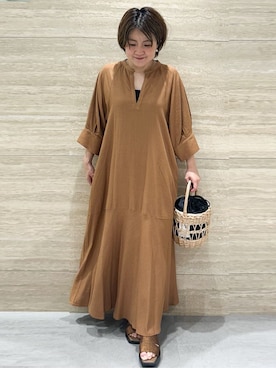 「OPAQUE.CLIP（オペークドットクリップ）のアイテム」を使った、NAMIさん（レディース・152cm）の夏コーディネート
