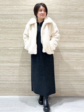 NAMIさん(レディース・152cm)の冬コーディネート