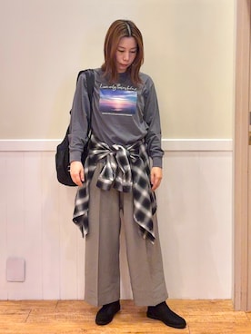 FUJIさん(レディース・168cm)の秋コーディネート