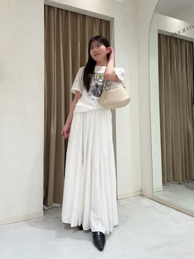 「ポインテッドトゥ」｜RENAさん（レディース・158cm）の春コーディネート