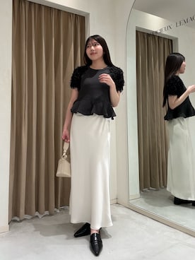 「ポインテッドトゥ」｜RENAさん（レディース・158cm）の春コーディネート