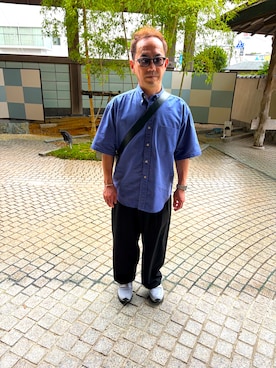 「BEAUTY&YOUTH UNITED ARROWS（ビューティーアンドユースユナイテッドアローズ）のアイテム（サングラス）」を使った、k-kさん（メンズ・162cm）の夏コーディネート