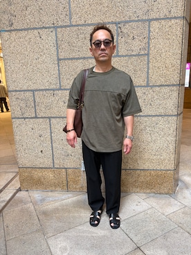 「GUCCI（グッチ）のアイテム」を使った、k-kさん（メンズ・162cm）の夏コーディネート