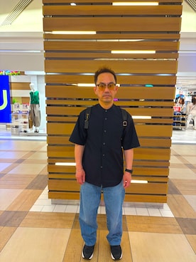 「COACH（コーチ）のアイテム」を使った、k-kさん（メンズ・162cm）の春コーディネート