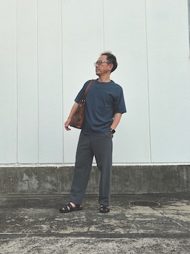 「COACH（コーチ）のアイテム」を使った、k-kさん（メンズ・162cm）の夏コーディネート