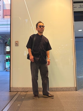 「XOLO（ショロ）のアイテム」を使った、k-kさん（メンズ・162cm）の秋コーディネート