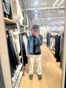 「agnes b.（アニエスベー）のアイテム」を使った、link42さん（メンズ・175cm）の春コーディネート