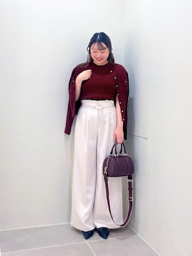 「アイテム（アンサンブル）」を使った、tamamiさん（レディース・158cm）の秋コーディネート