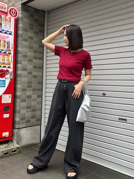 「ABYS（アビス）のアイテム」を使った、miyuuさん（レディース・158cm）の夏コーディネート