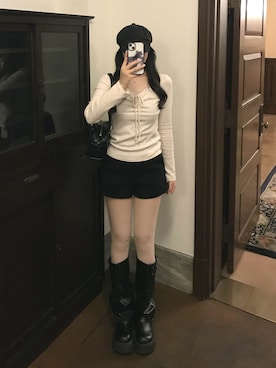 「tutuanna（チュチュアンナ）のアイテム（タイツ/ストッキング）」を使った、ヨウさん（レディース・165cm）の秋コーディネート