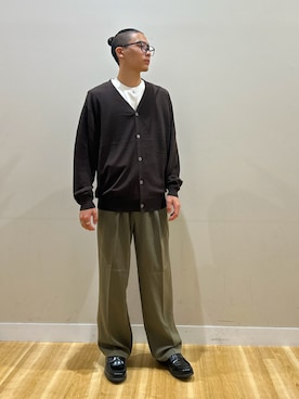 「ITEMS URBANRESEARCH(アイテムズ アーバンリサーチ)のHANES SHIRO Crew Neck T-Shirt(Tシャツ/カットソー、ホワイト系)」を使った、ituさん(メンズ・166cm)の夏コーディネート