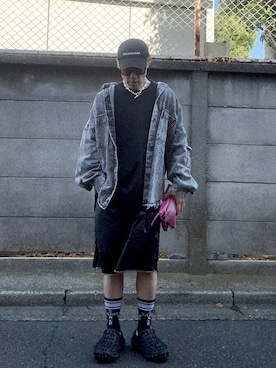 「gentle monster（ジェントルモンスター）のアイテム」を使った、まいたけさん（メンズ・169cm）の春コーディネート