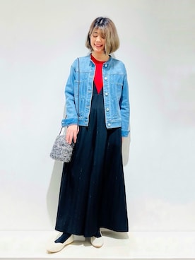 「grove（グローブ）のアイテム」を使った、fjhr26さん（レディース・155cm）の春コーディネート