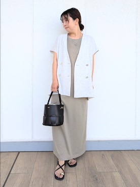 「LOWELL things（ロウェル　シングス）のアイテム」を使った、HATTORIさん（レディース・155cm）の夏コーディネート