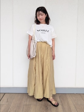 「LOWELL things（ロウェル　シングス）のアイテム」を使った、HATTORIさん（レディース・155cm）の夏コーディネート