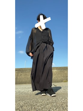 「Loose/ルース（ルース）のアイテム」を使った、黒鯨さん（メンズ・177cm）の夏コーディネート