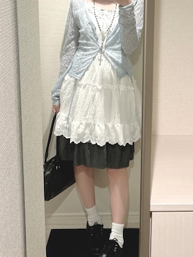 「SPINNS(スピンズ)のアイテム」を使った、reiyuiさん(レディース・155cm)の夏コーディネート