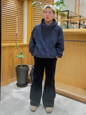 「Snow Peak（スノーピーク）のアイテム」を使った、きんぺいさん（メンズ・164cm）の夏コーディネート