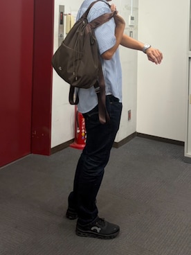「ALTROSE（アルトローズ）のアイテム」を使った、09281990さん（メンズ・183cm）の秋コーディネート