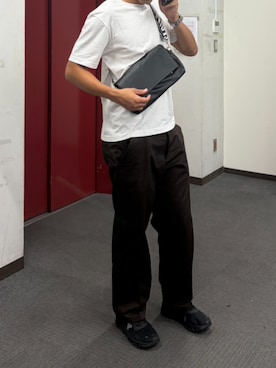 「ALTROSE（アルトローズ）のアイテム」を使った、09281990さん（メンズ・183cm）の秋コーディネート