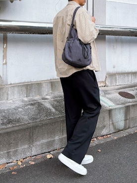 「ALTROSE（アルトローズ）のアイテム」を使った、09281990さん（メンズ・183cm）の秋コーディネート